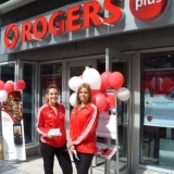 Rogers Hired Promotional Staff for a Grand Opening of their Flagship Store