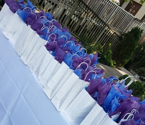 Swag bags and door prizes for our valuable guests