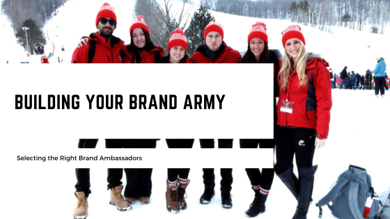 Selecting the right brand ambassadors