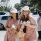 brand ambassadors giving out exit samples