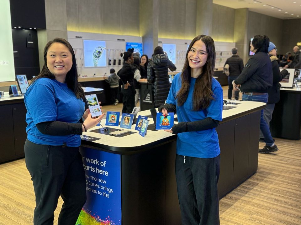 sales ambassadors at an activation