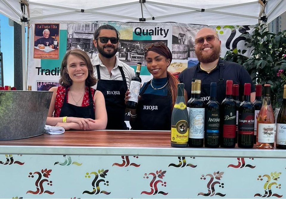 brand ambassadors at a food sampling activation