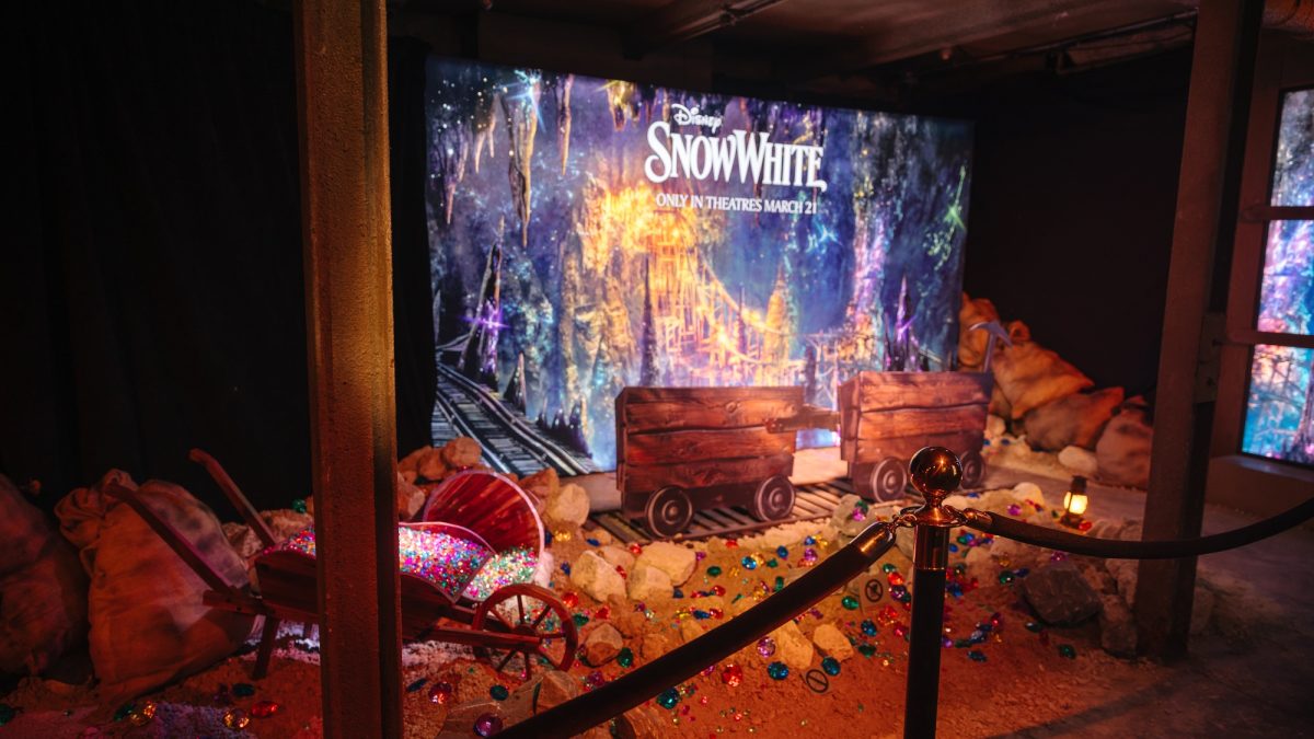 an indoor activation for snow white