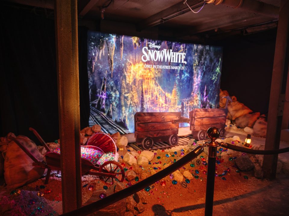 an indoor activation for snow white